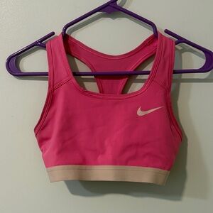 Nike Fuchsia and Beige Sports Bra